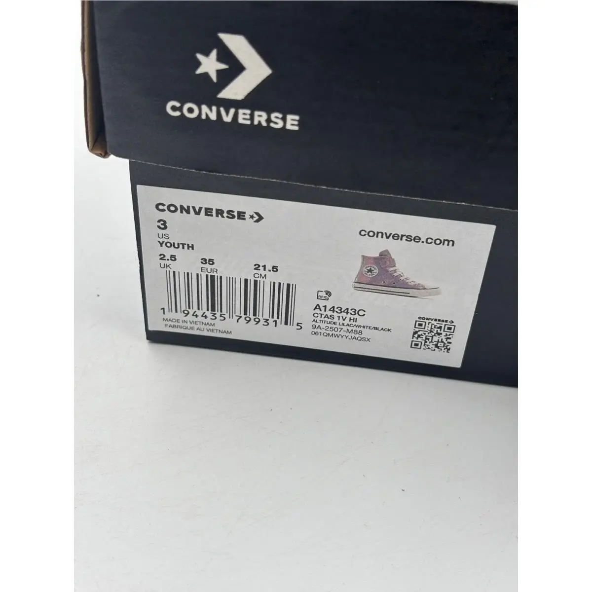 Converse shoes - CTAS 1V HI - CTAS - Purple 0