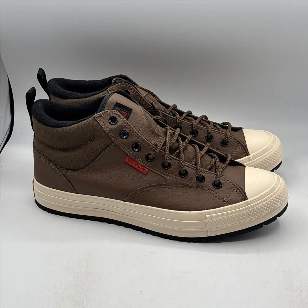 Converse Malden Street Boot Sneakers Men Size 13 Brown Leather Shoes A13225C