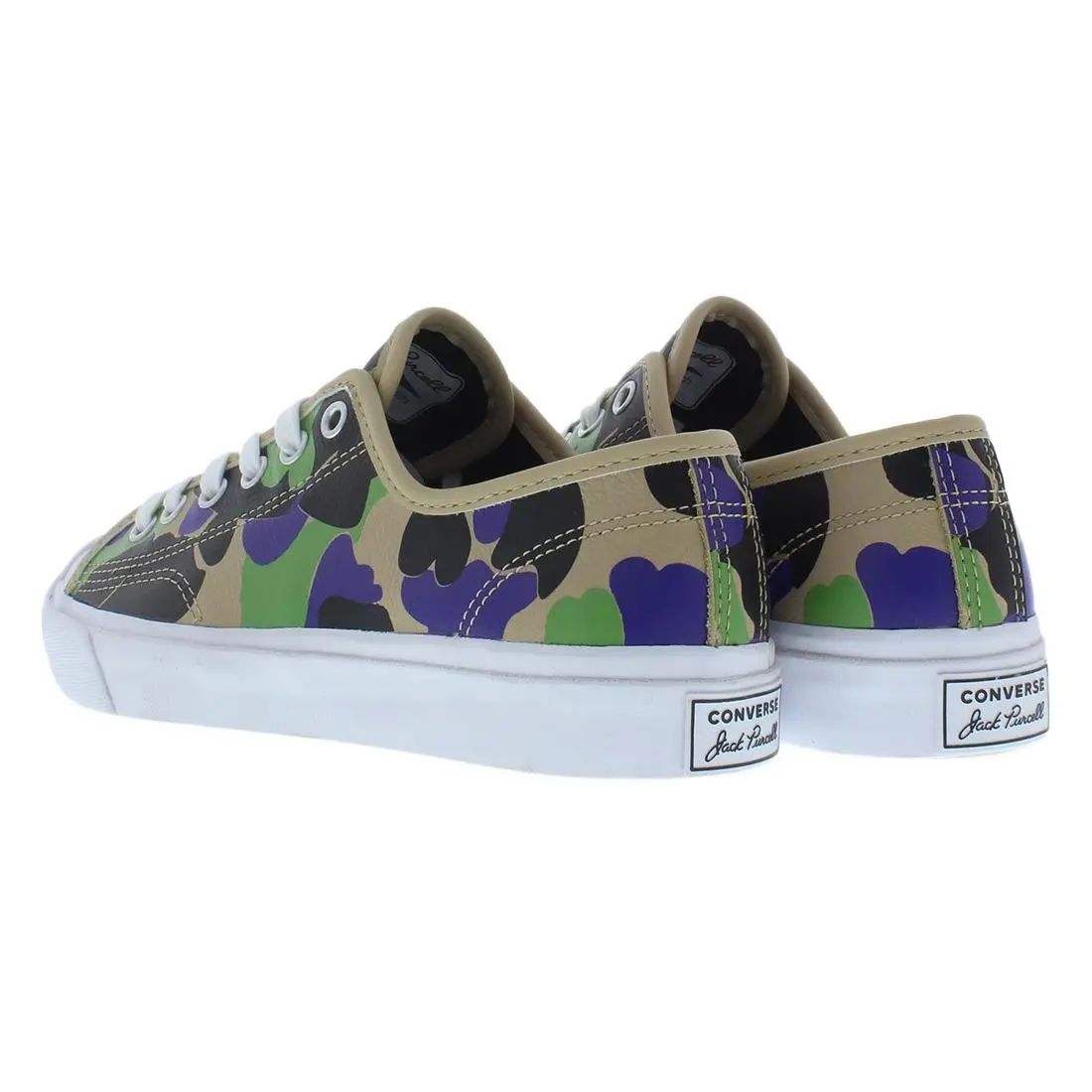 Converse Jack Purell Ox Unisex Shoes Size 4.5 Color: Camo/white