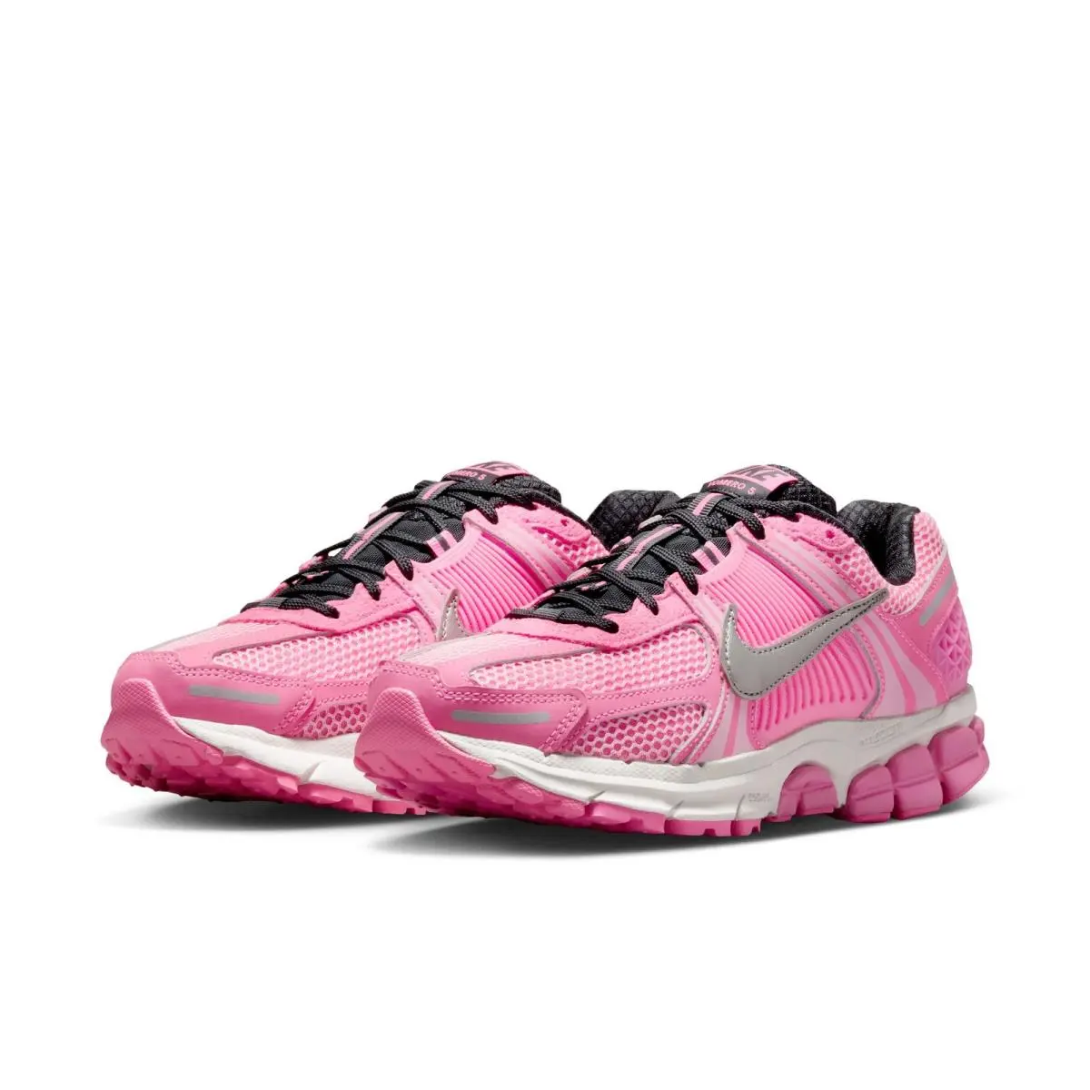 Womens Nike Zoom Vomero 5_PINK Glow/metallic Silver Sneakers IV2380-649-SIZE 7.5