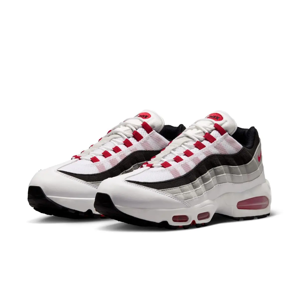 Mens Nike Air Max 95 Big Bubble Premium White/comet Red IB7862-100-SIZE 6.5