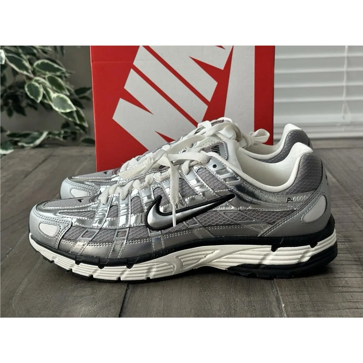 Nike shoes - Nike P-6000 - CN0149-001 - Metallic Silver (UPC: 193153783385) 4