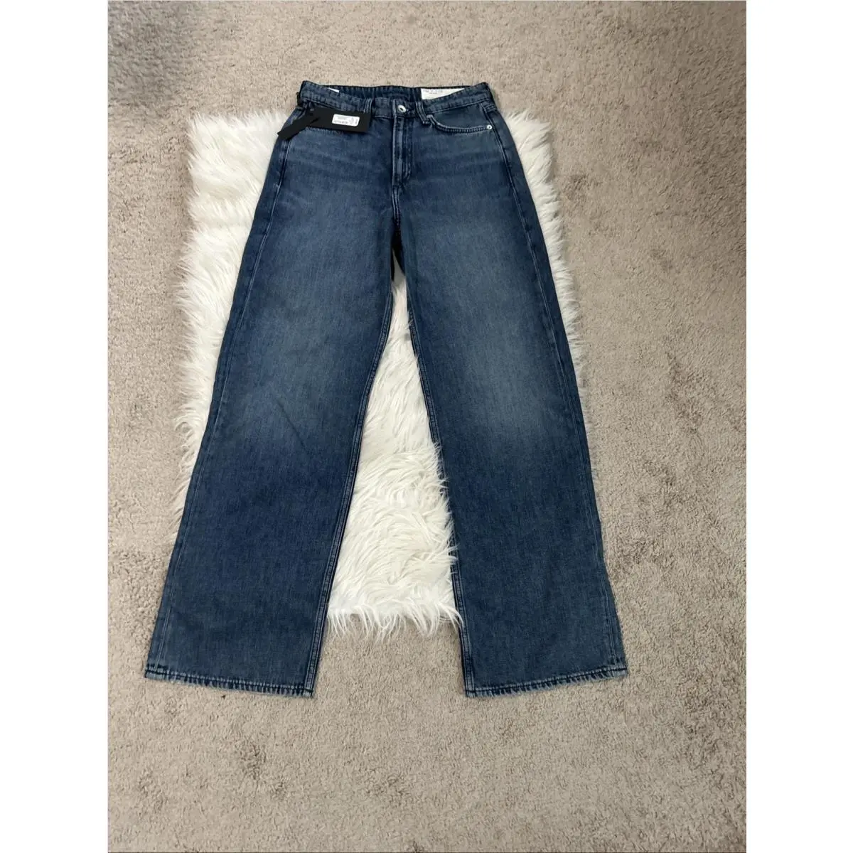 Rag Bone Wide Leg Charlock Logan Jeans Sz 25