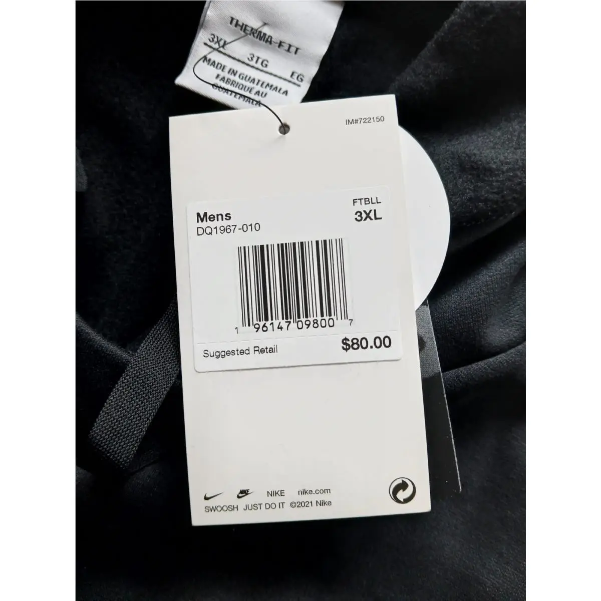 Nike clothing - DQ1967-010 - DQ1967-010 - Black (UPC: 196147098007) 3