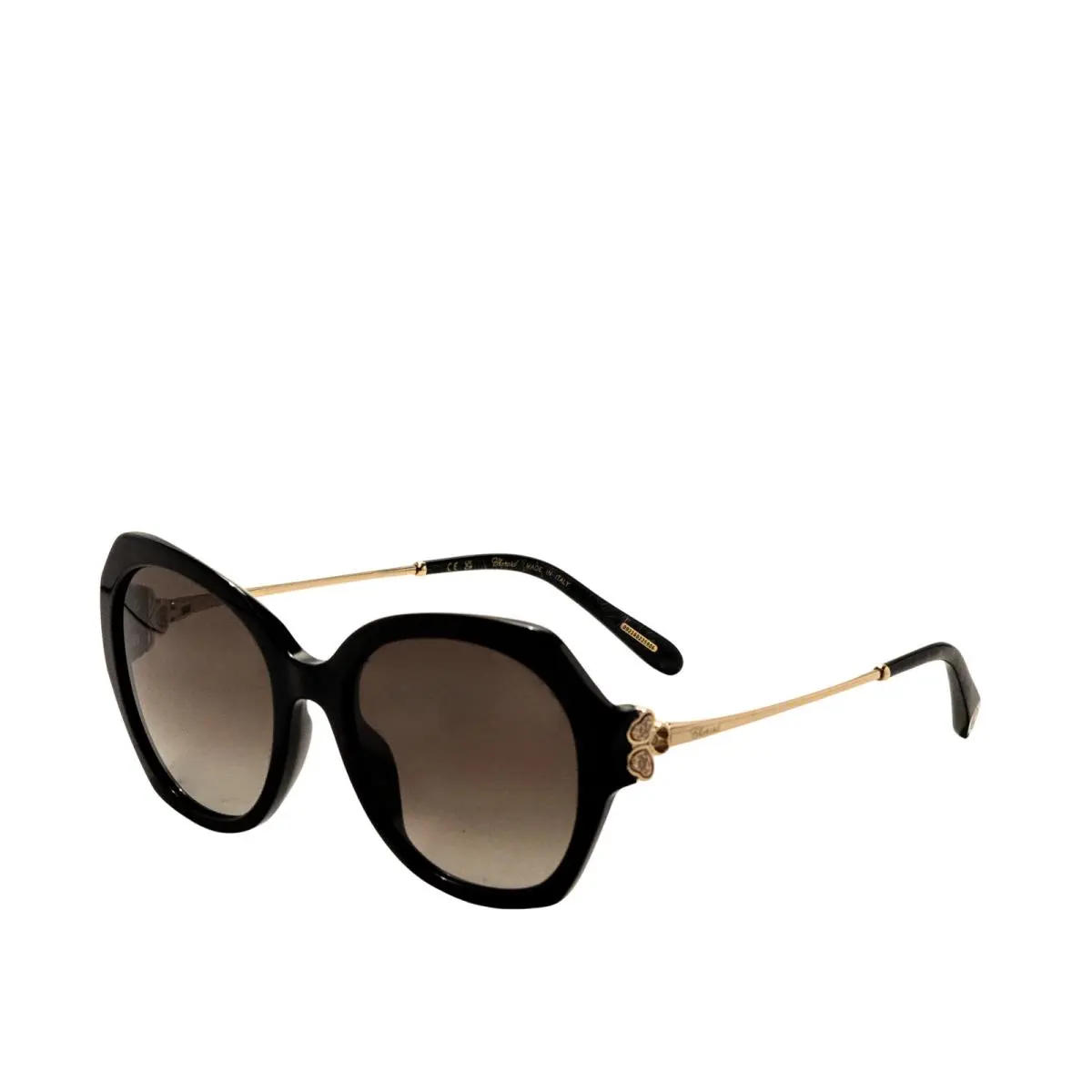 Chopard Women`s 54 mm Shiny Black Sunglasses SCH354V540700