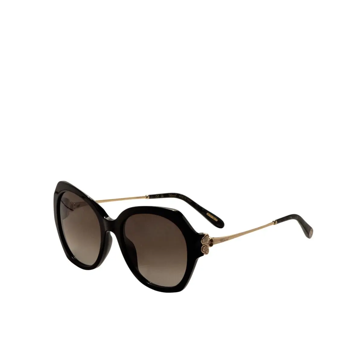 Chopard Women`s 54 mm Shiny Black Sunglasses SCH354S54700K