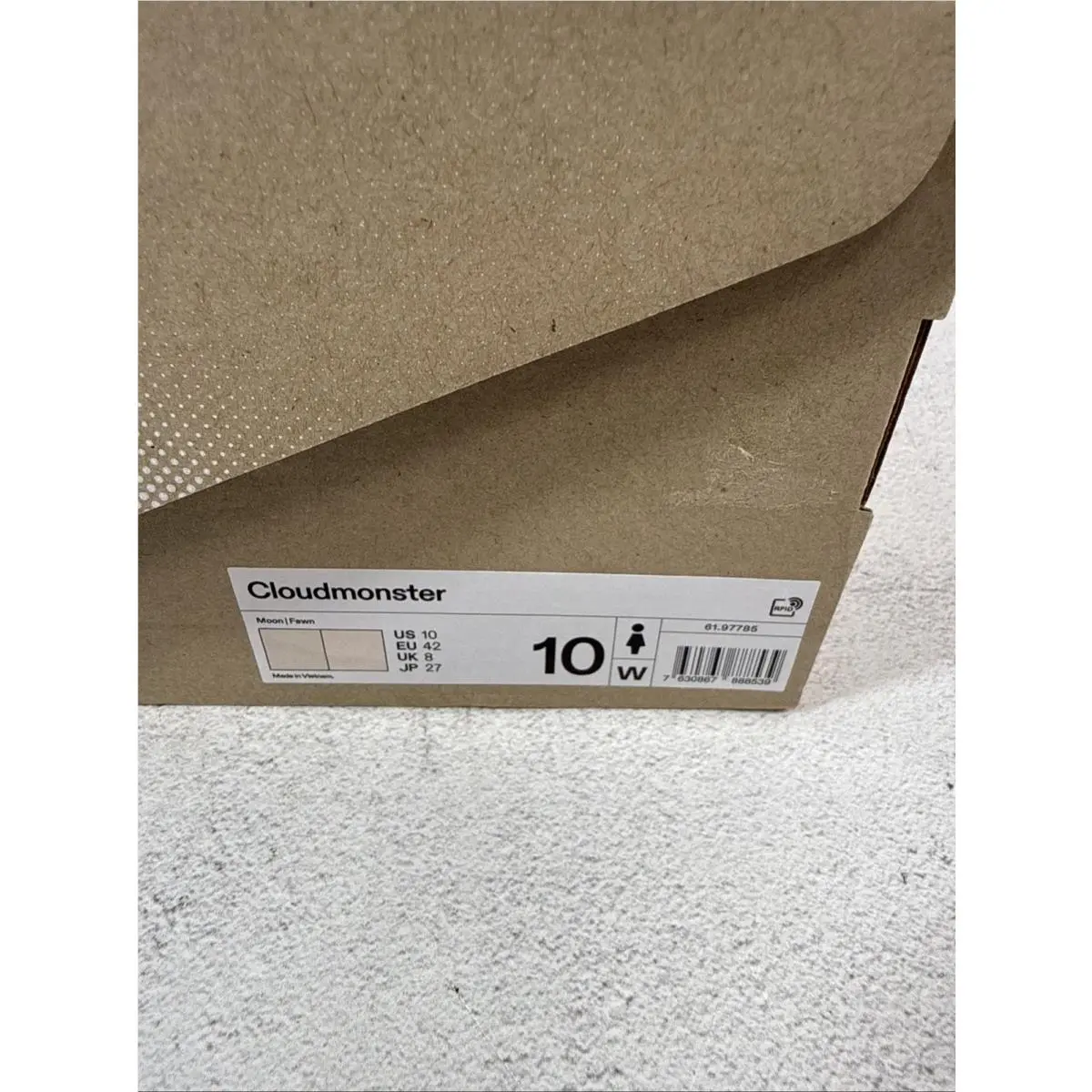 On-Running shoes - On Cloudmonster - Cloudmster - Moon/Fawn (UPC: 7630867888539) 0