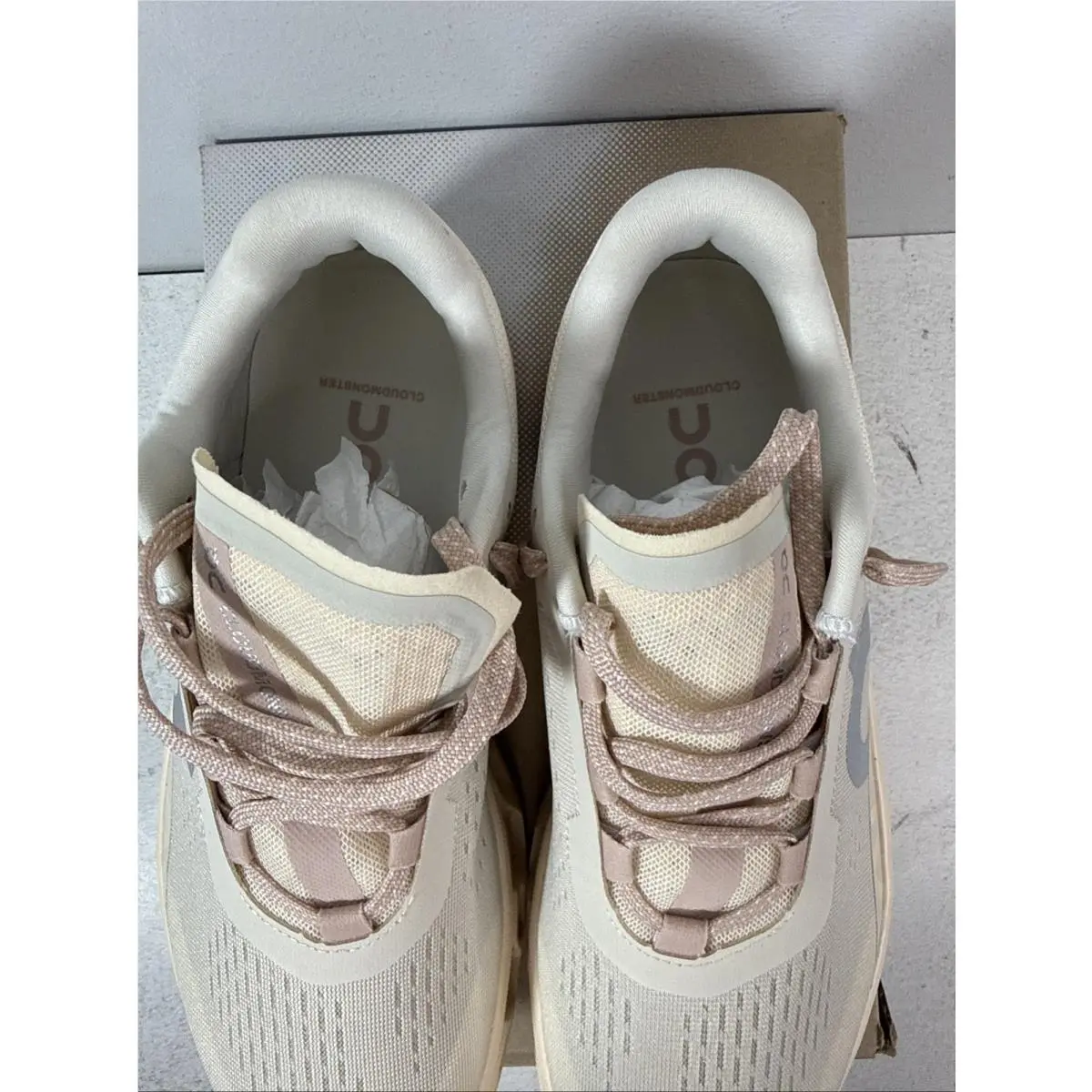 On-Running shoes - On Cloudmonster - Cloudmster - Moon/Fawn (UPC: 7630867888539) 5