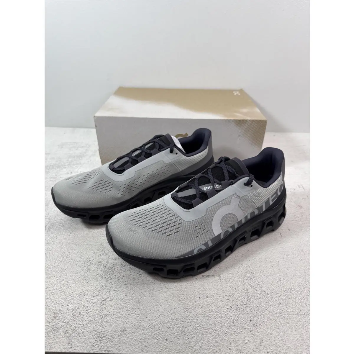 On-Running shoes - On Cloudmonster - Cloudmster - Glacier/Black 2
