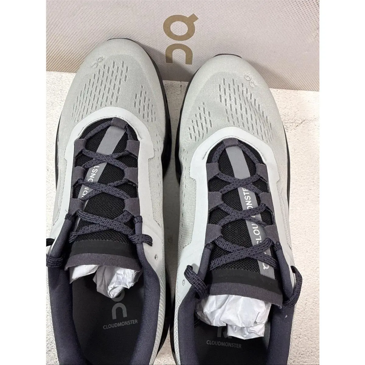 On-Running shoes - On Cloudmonster - Cloudmster - Glacier/Black 5