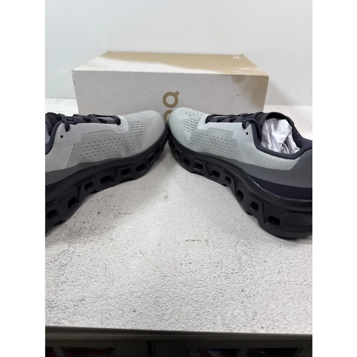 On-Running shoes - On Cloudmonster - Cloudmster - Glacier/Black 6
