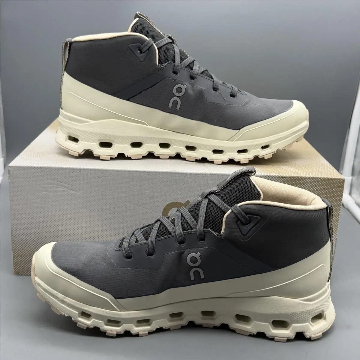 On-Running shoes - On Cloudroam Waterproof - Cloudroam Waterproof - 3WD30072118 - Eclipse/Cream (UPC: 7630867894165) 1