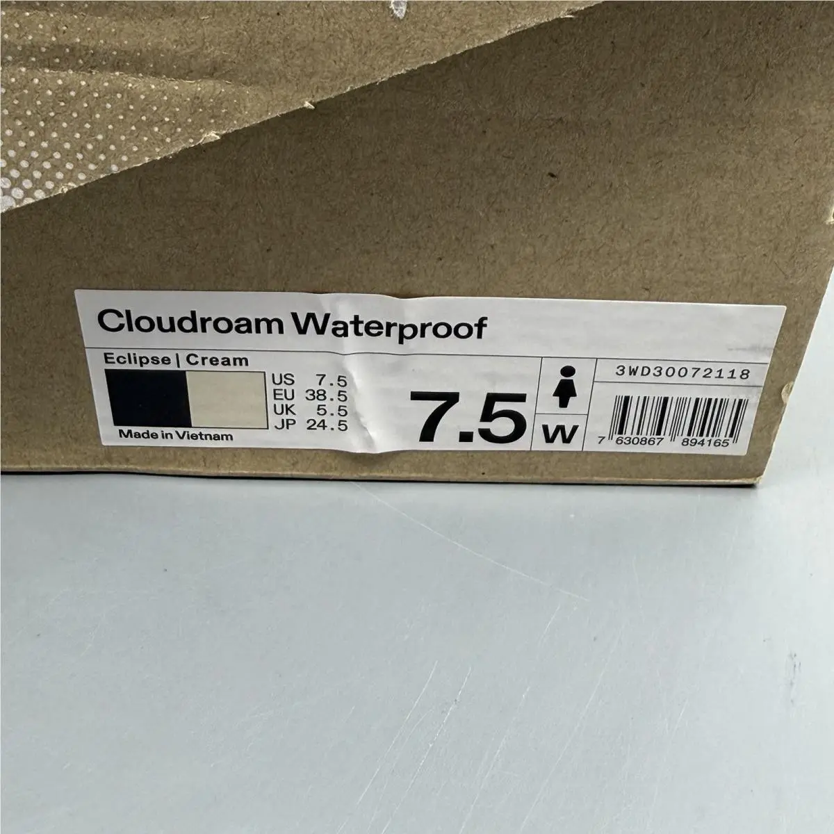 On-Running shoes - On Cloudroam Waterproof - Cloudroam Waterproof - 3WD30072118 - Eclipse/Cream (UPC: 7630867894165) 12