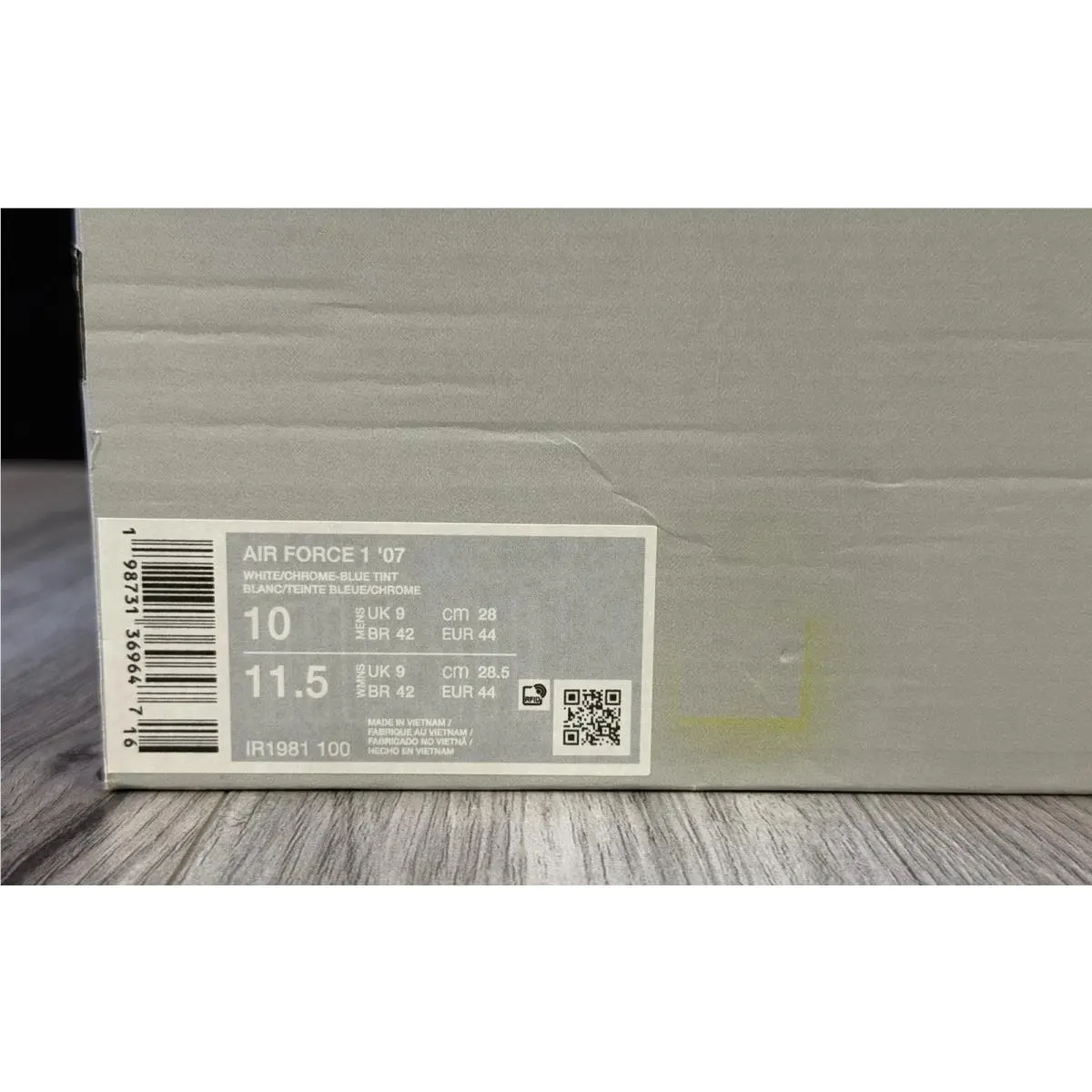Nike shoes - Nike Air Force 1 - Air Force - IR1981-100 - White 7