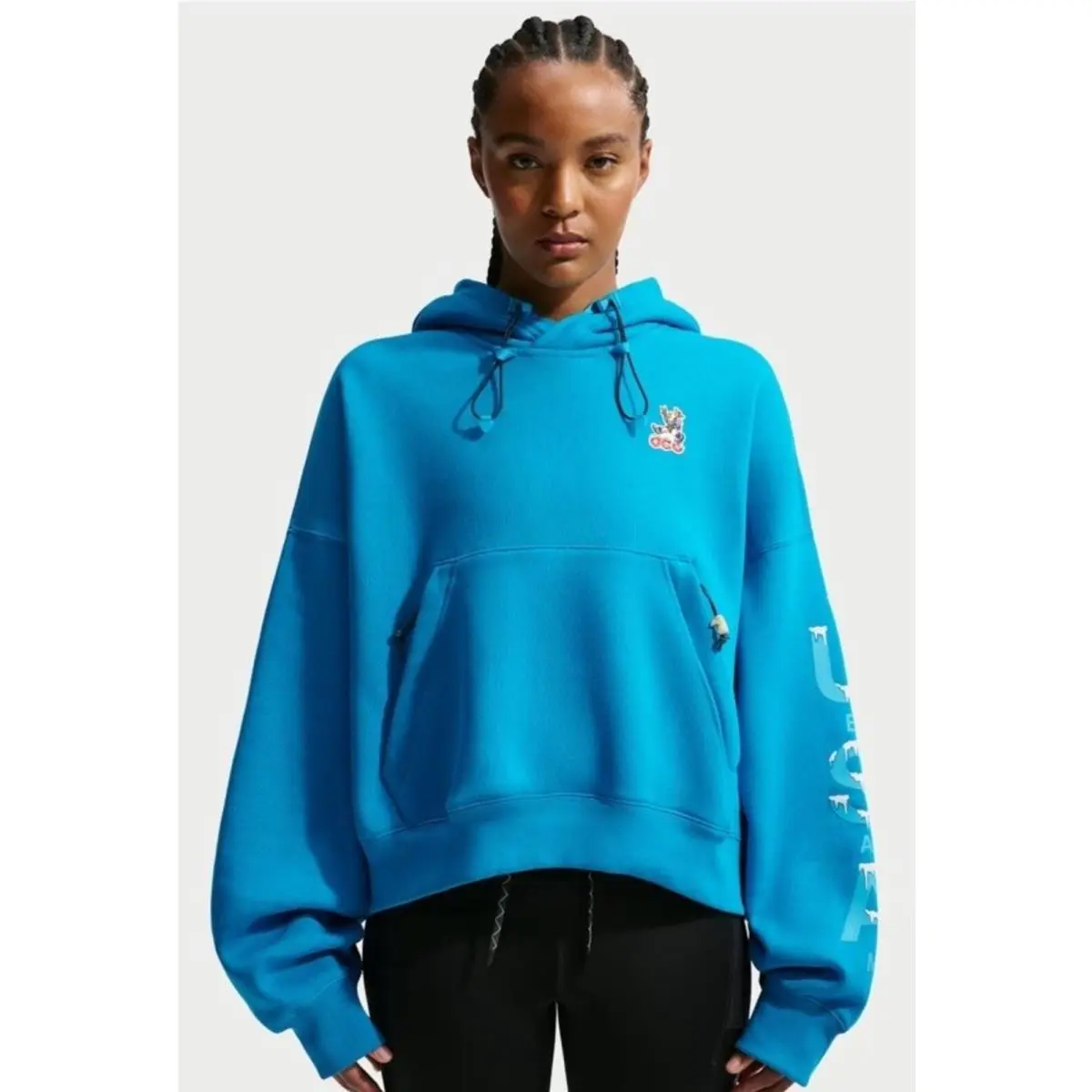 Nike Acg Team Usa Sweatshirt Blue Women’s XS 2026 Olympics Milan Ib7308-469