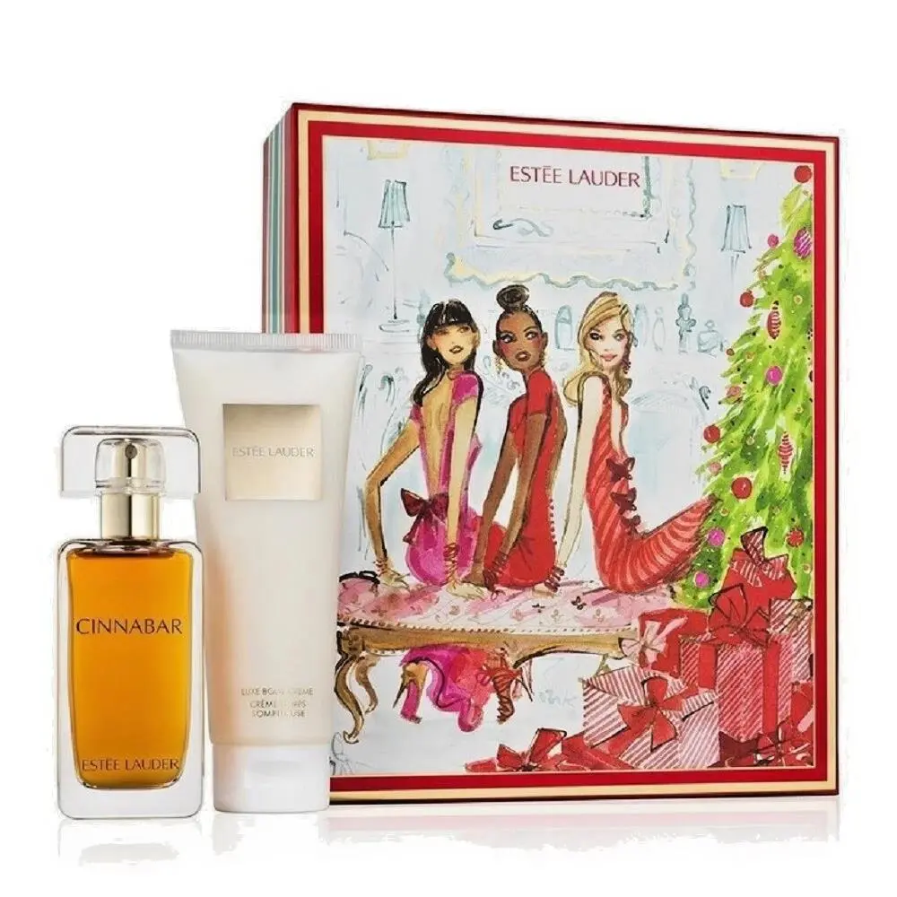 Cinnabar By Estee Lauder 2PCE Set 1.7 OZ Eau DE Parfum 3.4 OZ Body Creme Women