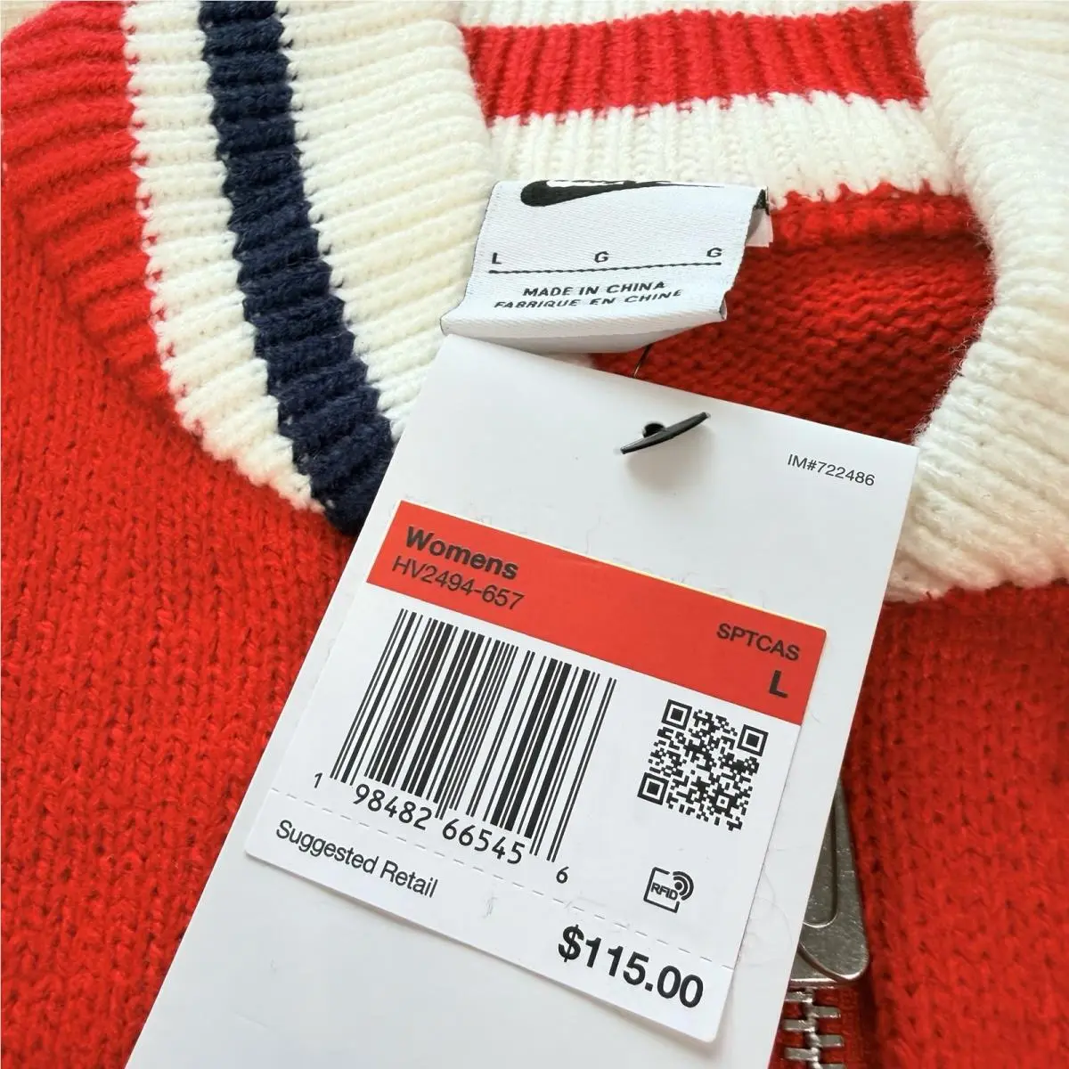 Nike clothing - HV2494657 - HV2494657 - Red White Black 2