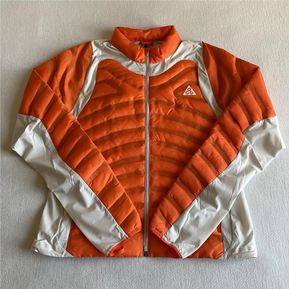 Nike Acg Lava Loft Therma-fit Trail Running Jacket Women Medium Orange