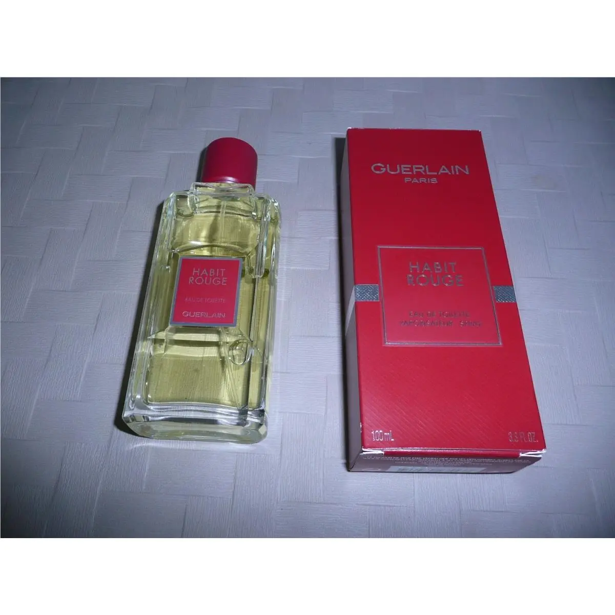Habit Rouge by Guerlain For Men - 3.4 oz Spray