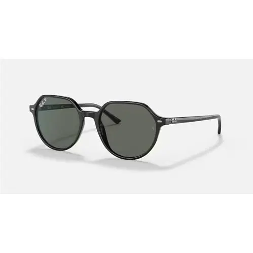 Ray-ban RB2195 Thalia Sunglasses- Polished Black / Green Polarized Lens