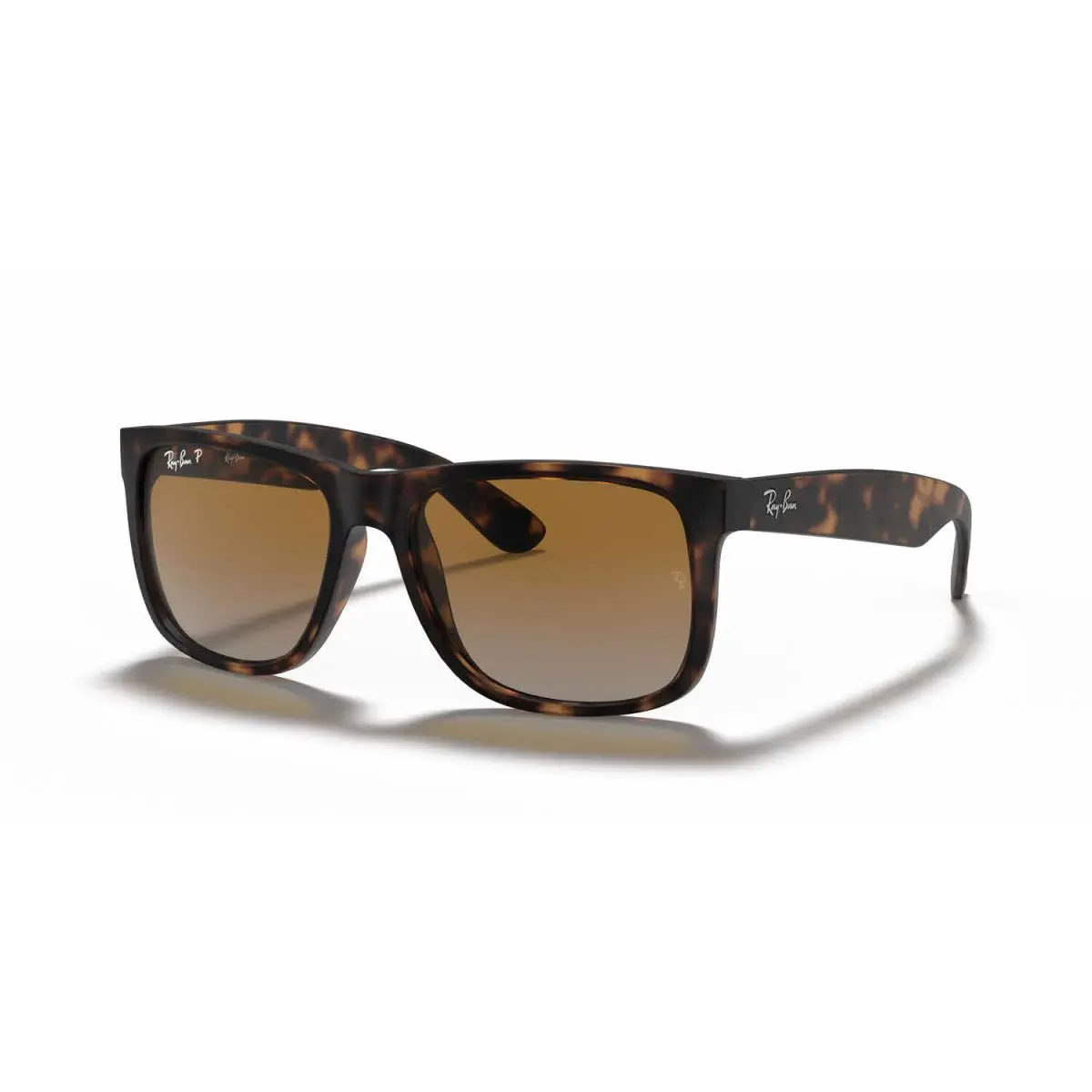 Ray-ban RB4165 Justin- Matte Havana Rubber / Polarized Brown Gradient Lens