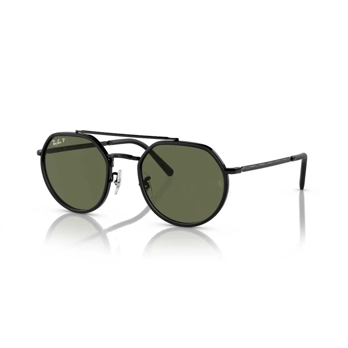 Ray-ban RB3765 Polarized Sunglasses - Black Frame / Green Classic Lens by Ray-Ban