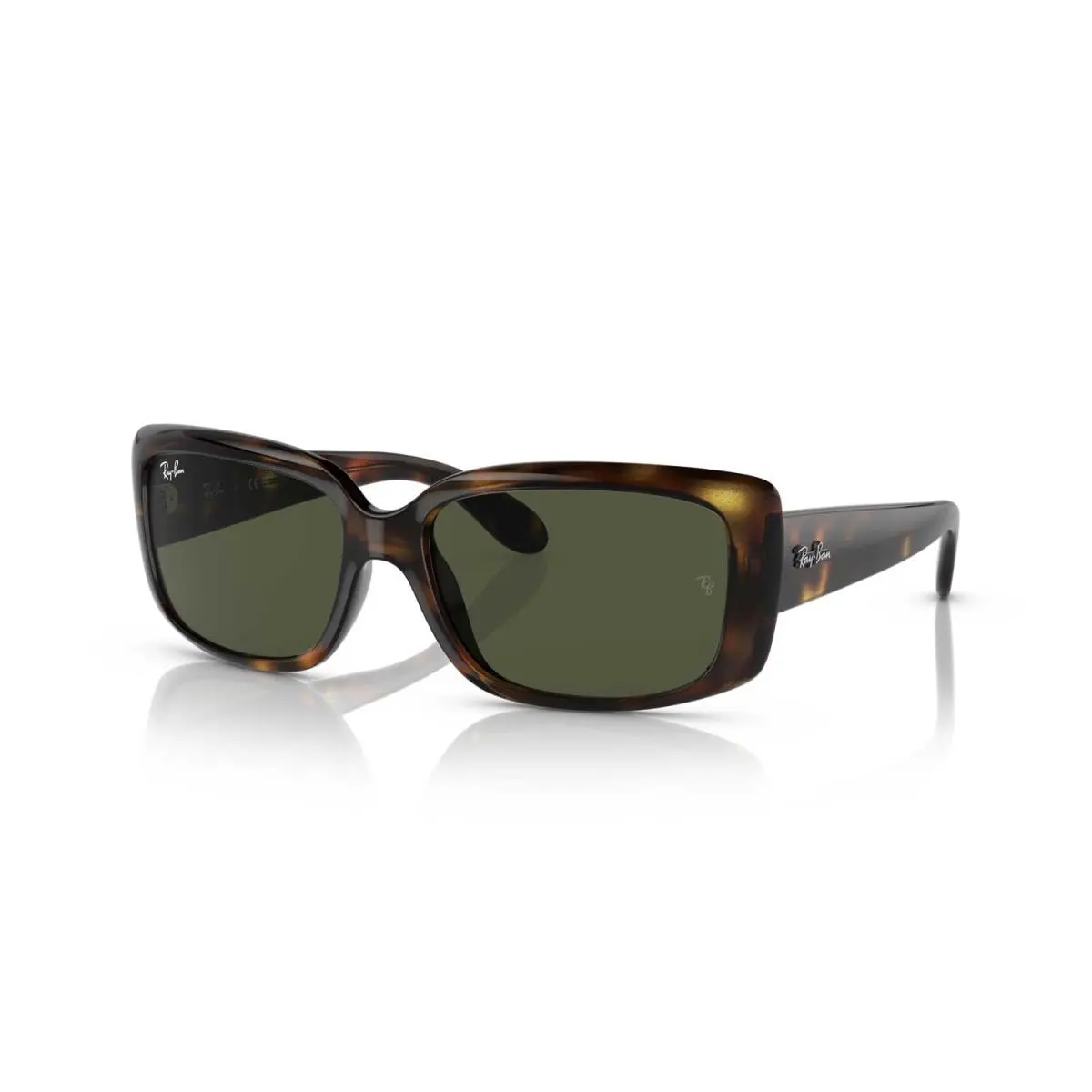 Ray-ban RB4389 Sunglasses - Polished Havana Frame - Green Lenses by Ray-Ban