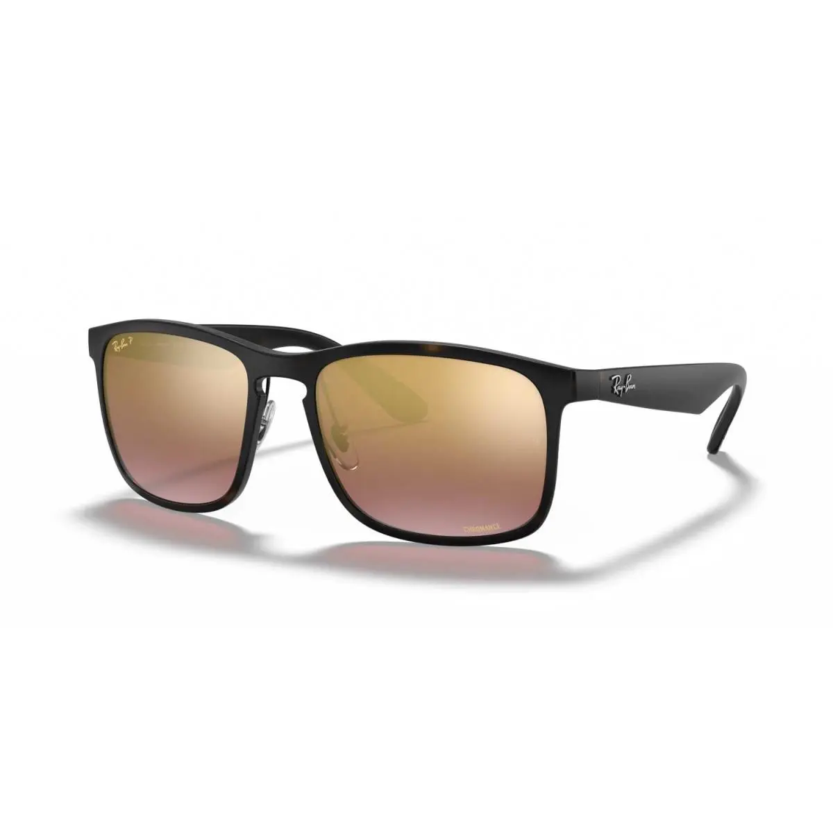 Ray-ban RB4264 Chromance Polarized Sunglasses - Matte Havana Frame Violet Lenses