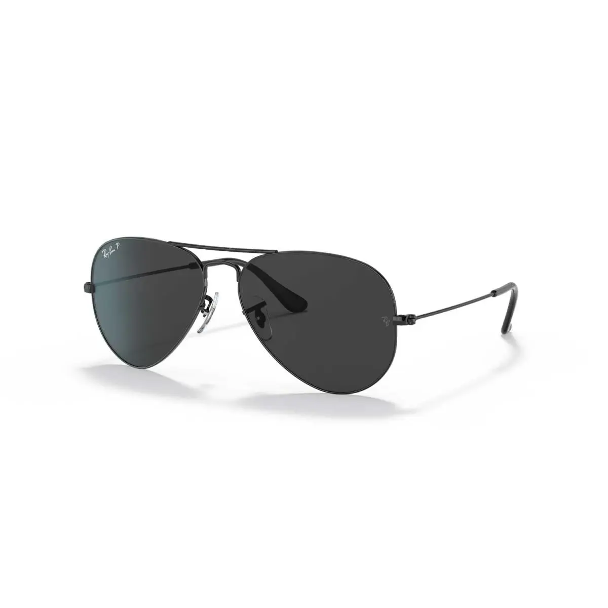 Ray-ban Aviator Total Polarized Sunglasses - Black Frame - Black Lenses by Ray-Ban