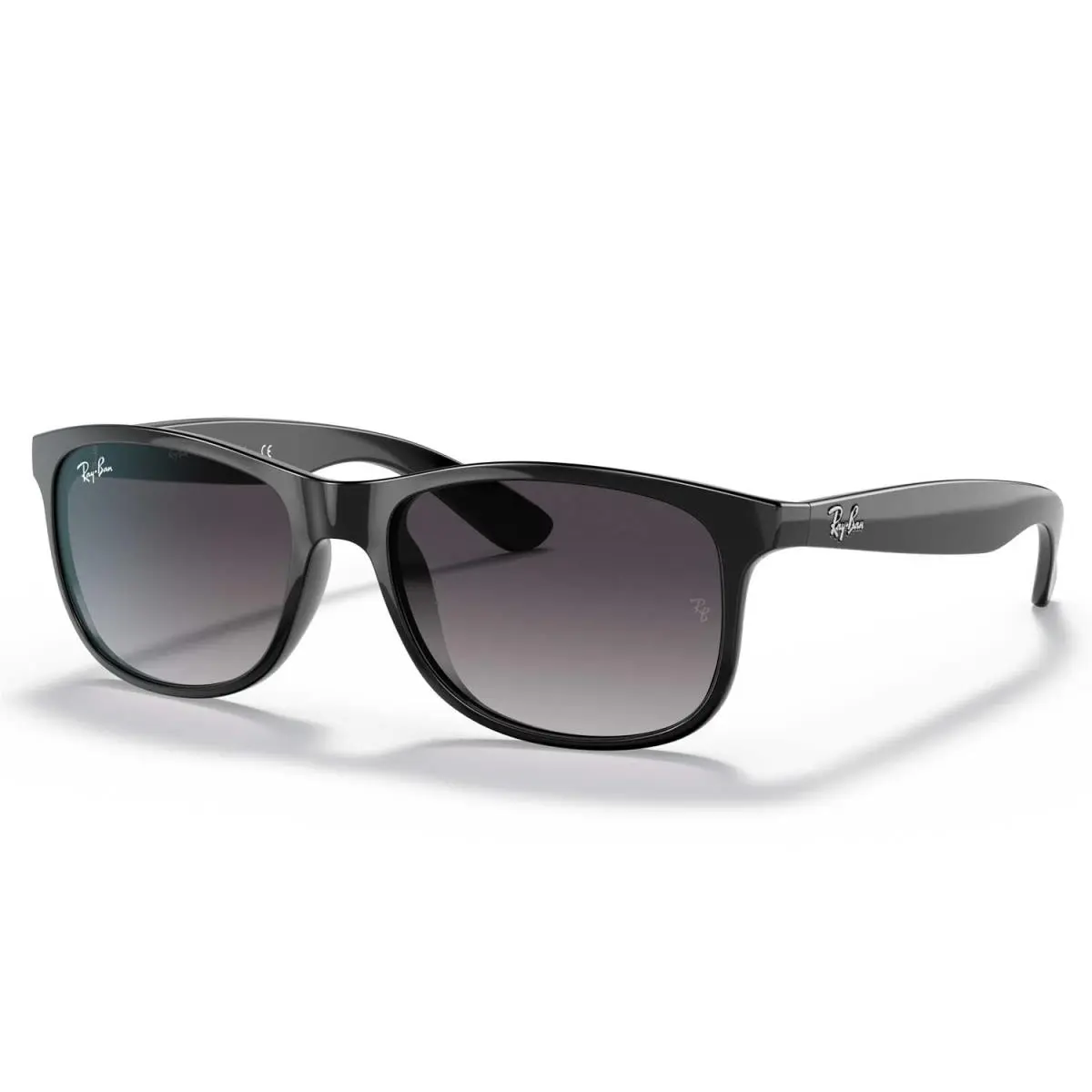 Ray-ban 0RB4202 Andy Sunglasses - Polished Black Frame Gray Gradient Lens