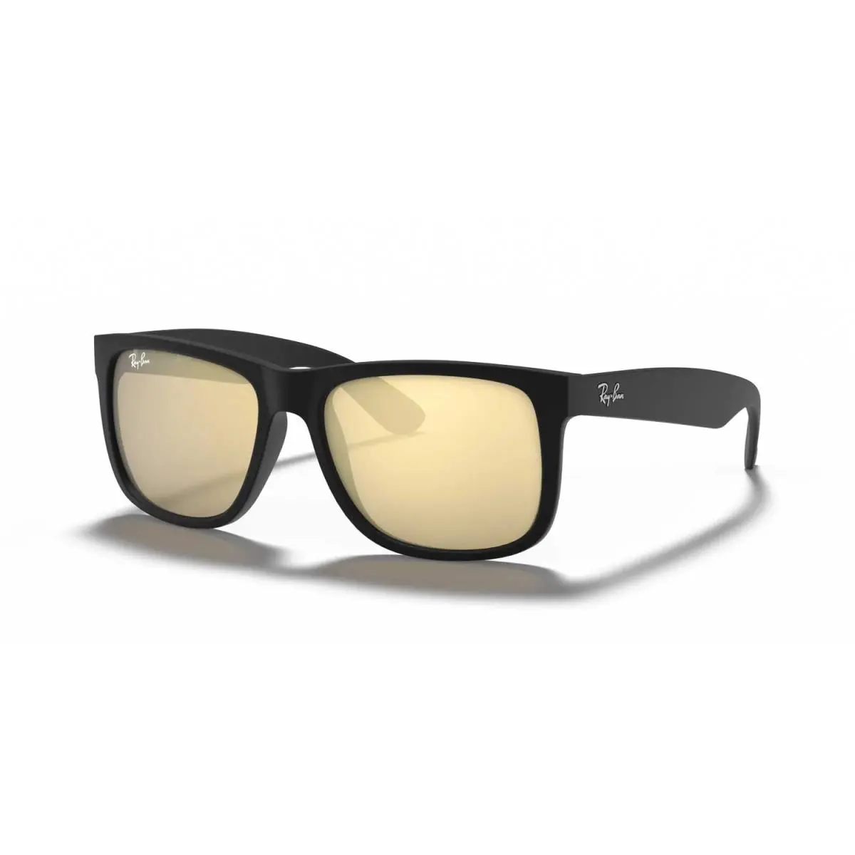 Ray-ban Justin Color Mix Sunglasses - Matte Black Frame - Gold Lenses