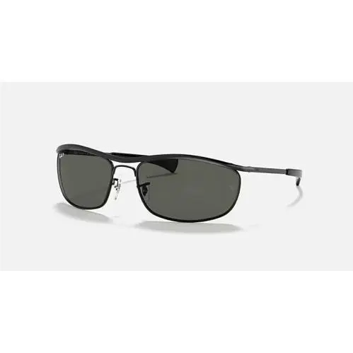 Ray-ban 0RB3119 Olympian I Deluxe Sunglasses-polished Black Frame / Green Lens