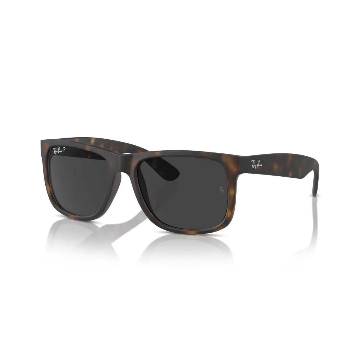 Ray-ban Justin Polarized Sunglasses - Havana Frame / Gray Lens 0RB4165