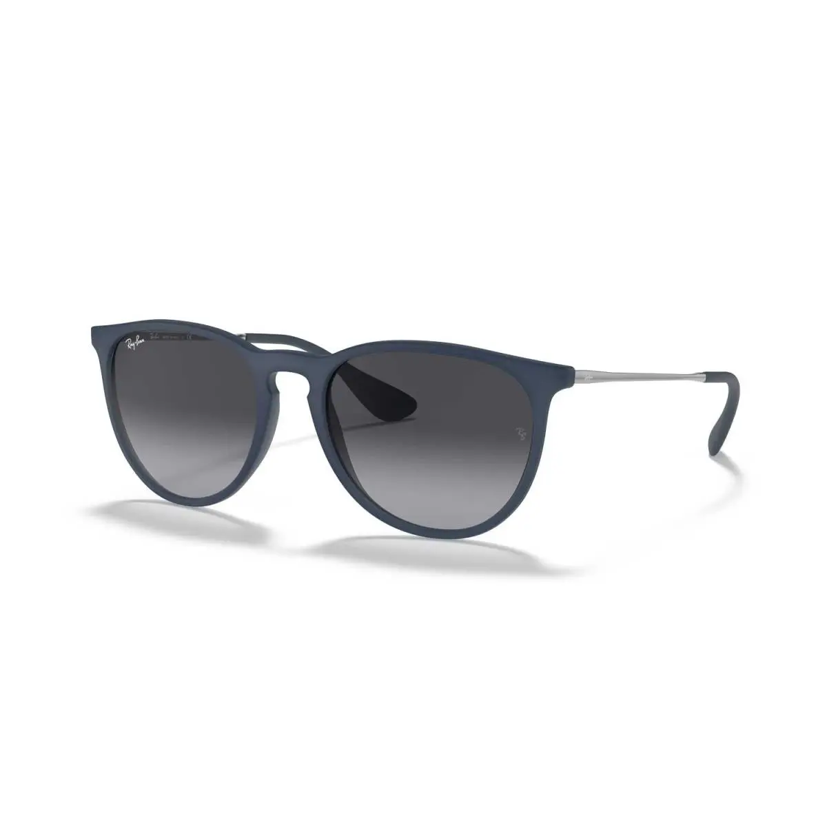 Ray-ban Erika Color Mix Sunglasses - Matte Blue Frame - Gray Lenses