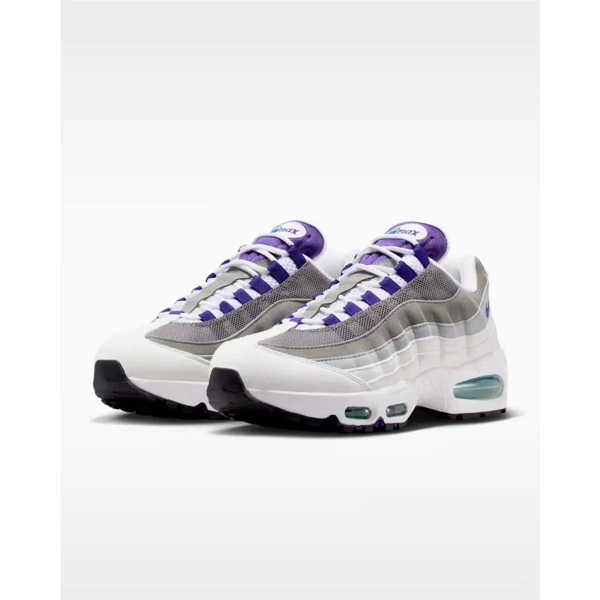 Womens Nike Air Max 95 Big Bubble Sneakers Athletic HJ5996-100-SIZE 10.5