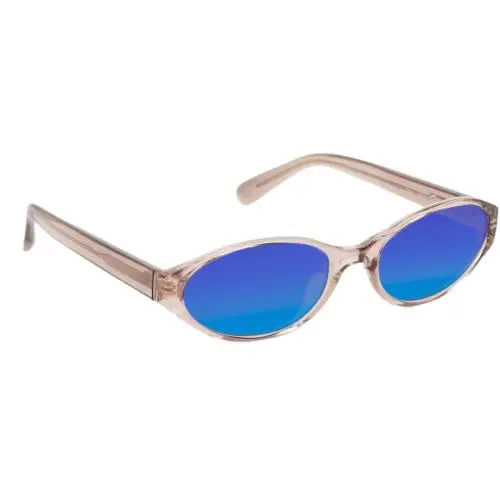 Quay Australia Aura Points Oval Polarized Sunglasses in Brown Doe 55mm 10 Option