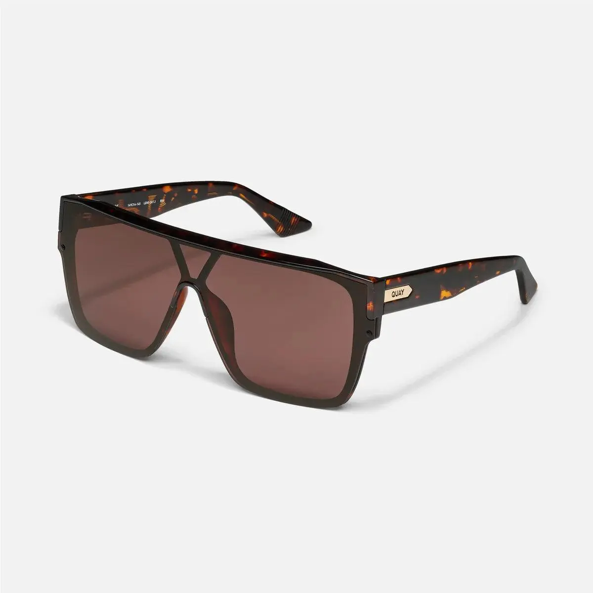 Quay Tempo- Dark Tortoise Frame / Brown Lens
