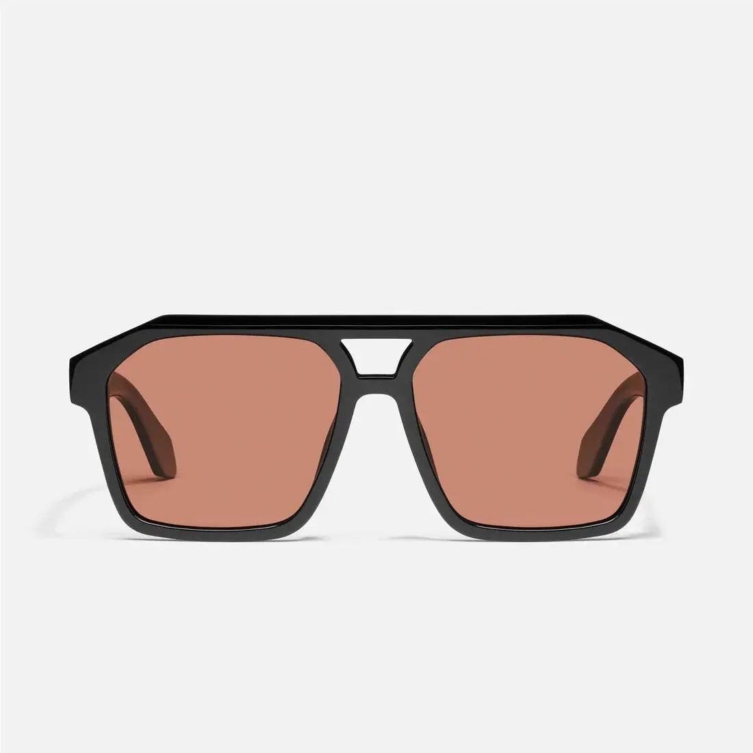 Quay Soundcheck Sunglasses-black/apricot Polarized