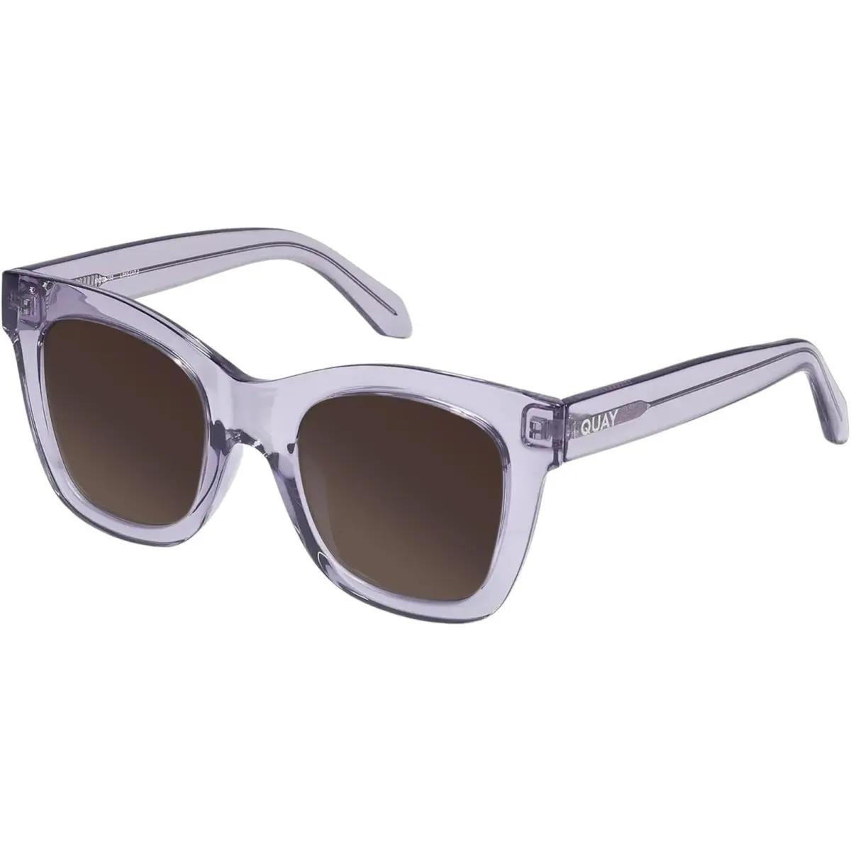 Quay After Hours Lady Cateye Polarized Sunglasses Sweet Pea Lilac 51mm 10 Option Amber Brown Polar by QUAY
