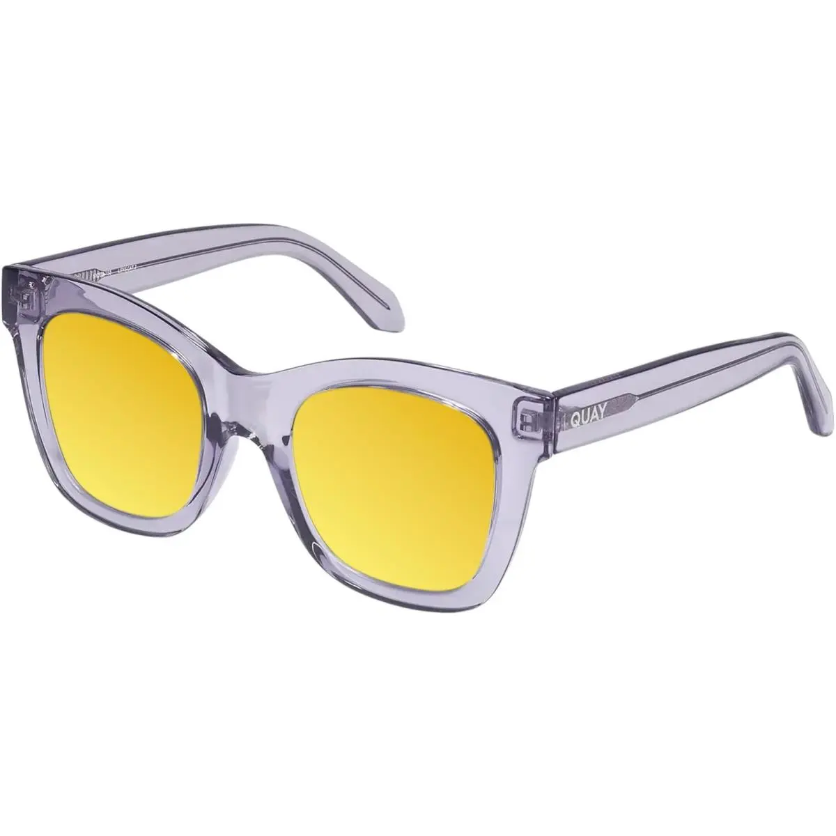 Quay After Hours Lady Cateye Polarized Sunglasses Sweet Pea Lilac 51mm 10 Option Gold Mirror Polar by QUAY