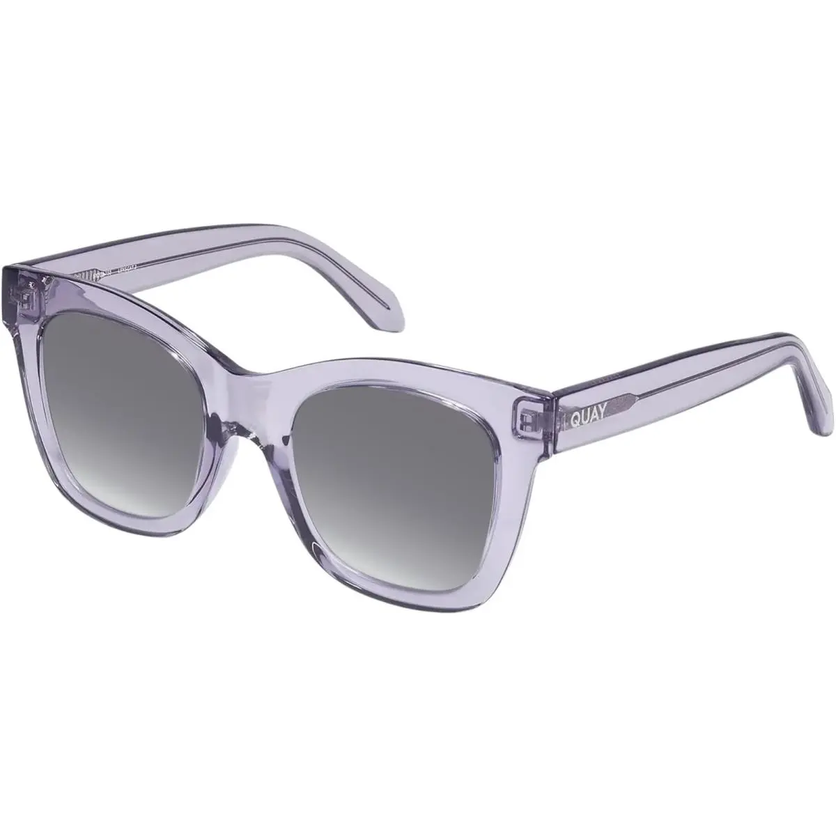 Quay After Hours Lady Cateye Polarized Sunglasses Sweet Pea Lilac 51mm 10 Option Silver Mirror Polar by QUAY