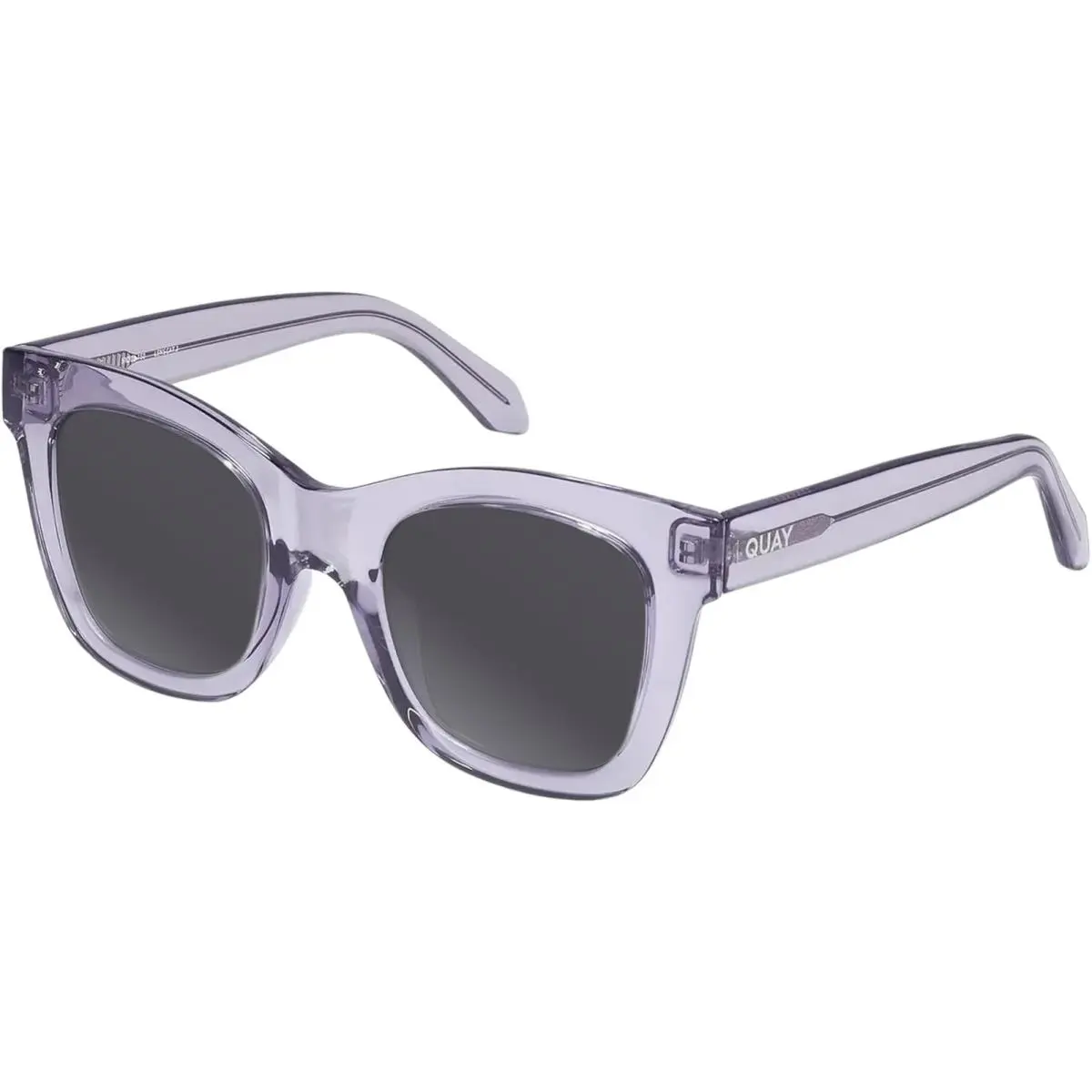 Quay After Hours Lady Cateye Polarized Sunglasses Sweet Pea Lilac 51mm 10 Option Smoke Grey Polar by QUAY