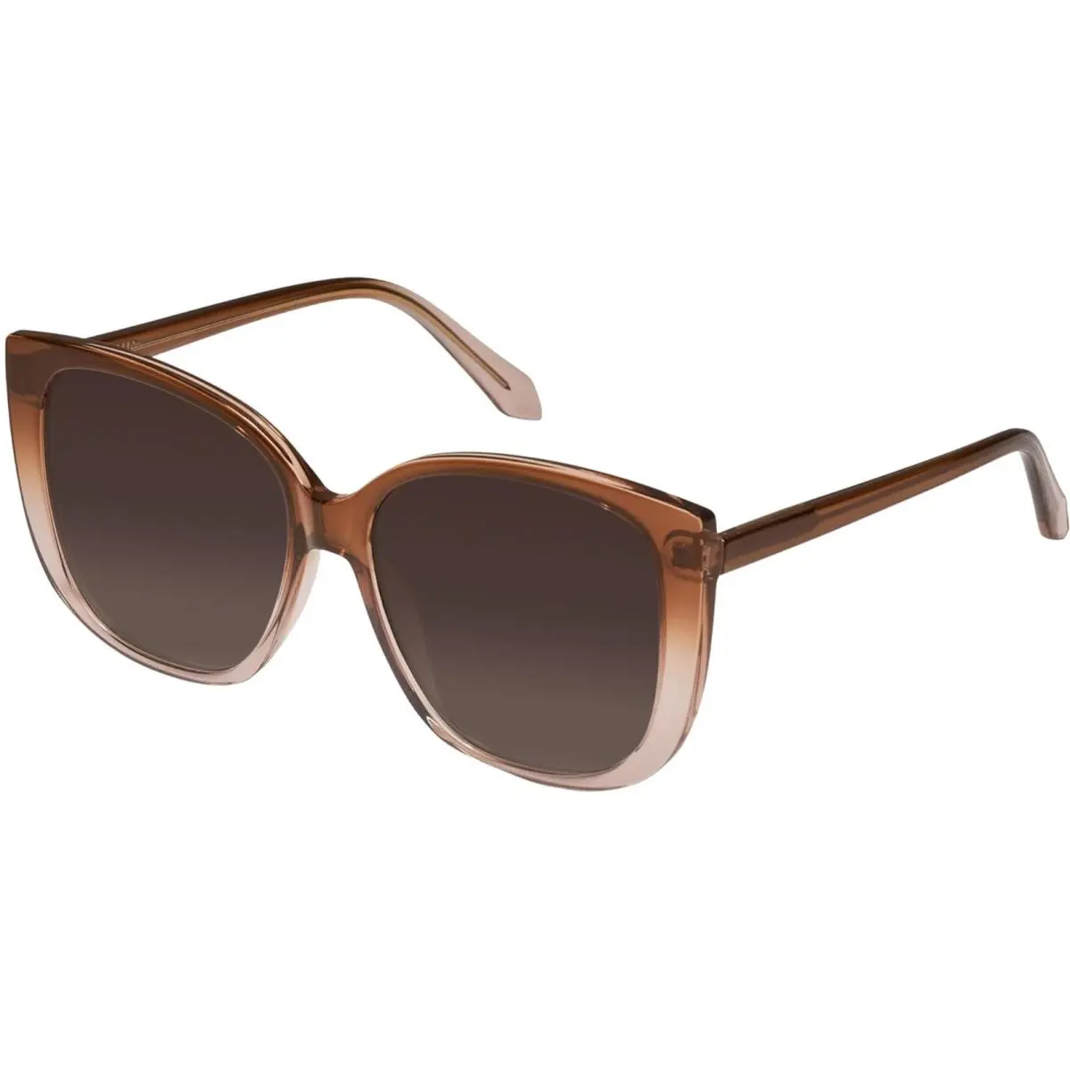Quay Ever After Women Cat Eye Polarized Sunglasses Brown Doe 58mm 4 Lens Options Amber Brown Polar by QUAY