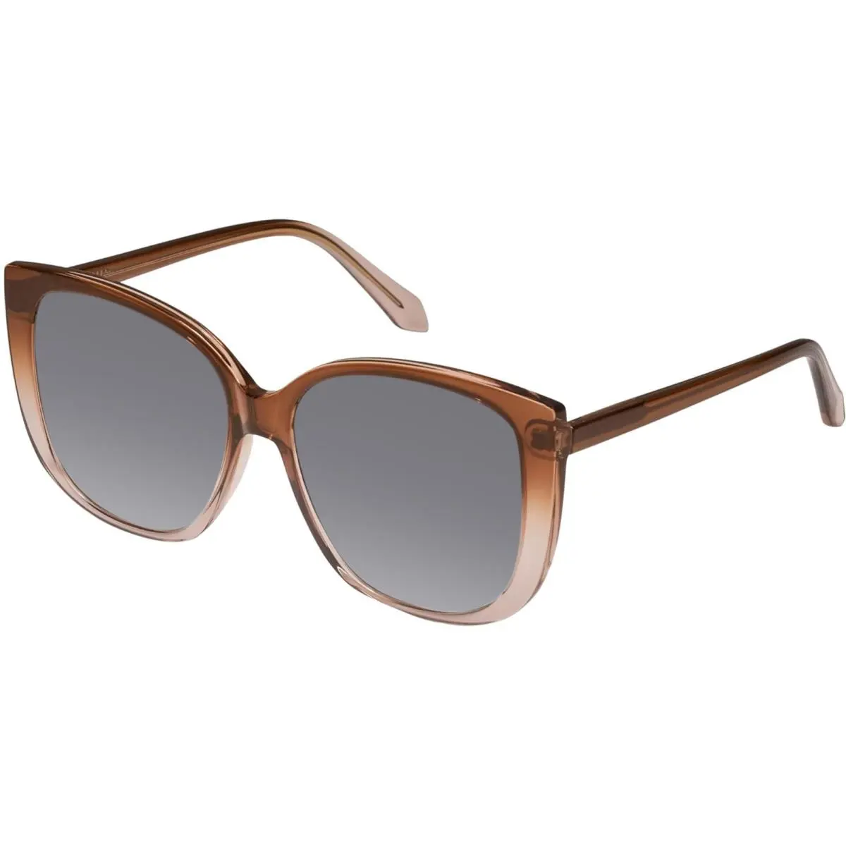 Quay Ever After Women Cat Eye Polarized Sunglasses Brown Doe 58mm 4 Lens Options Silver Mirror Polar by QUAY