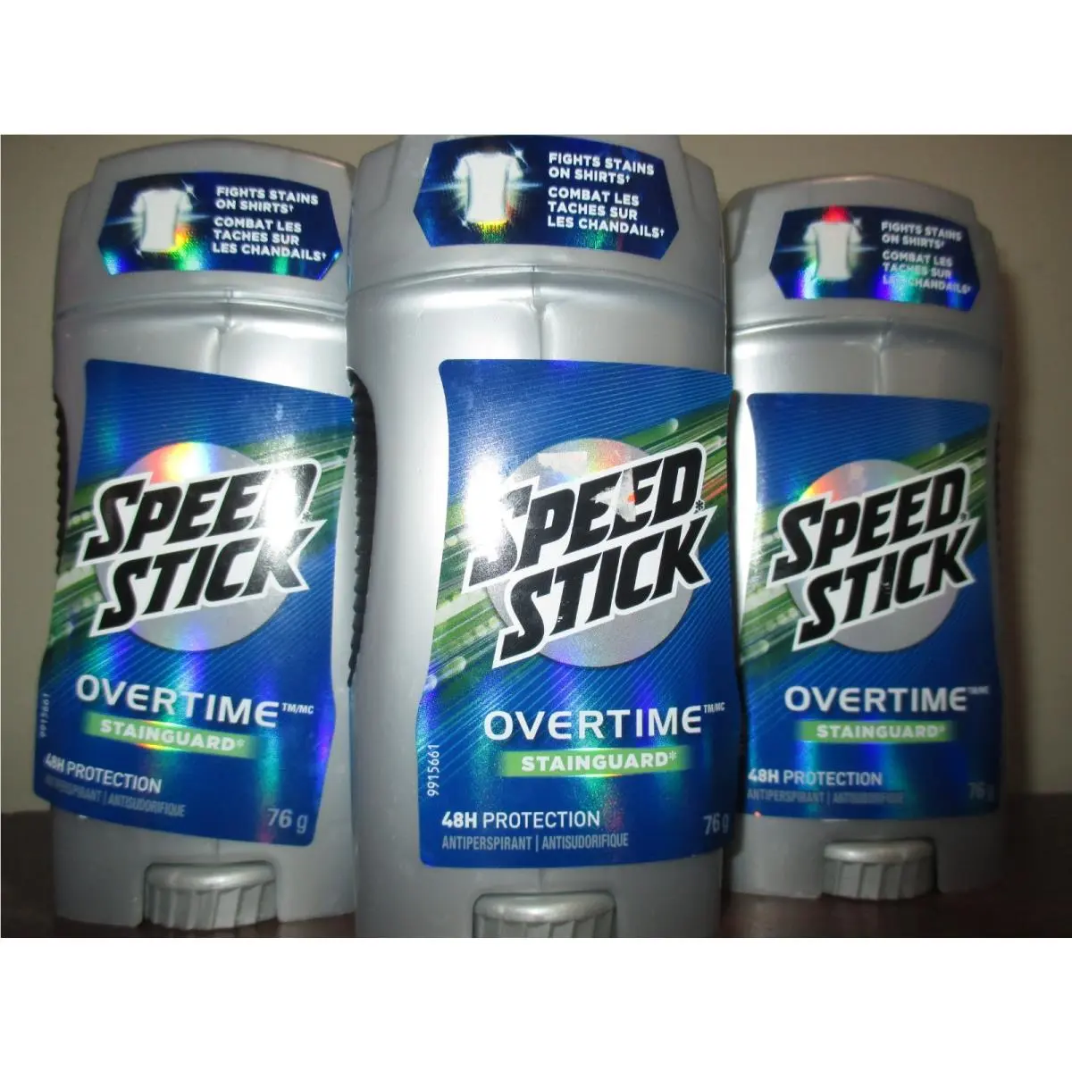 3x  Overtime Stainguard Antiperspirant Deodorant 2.7oz by Speed Stick
