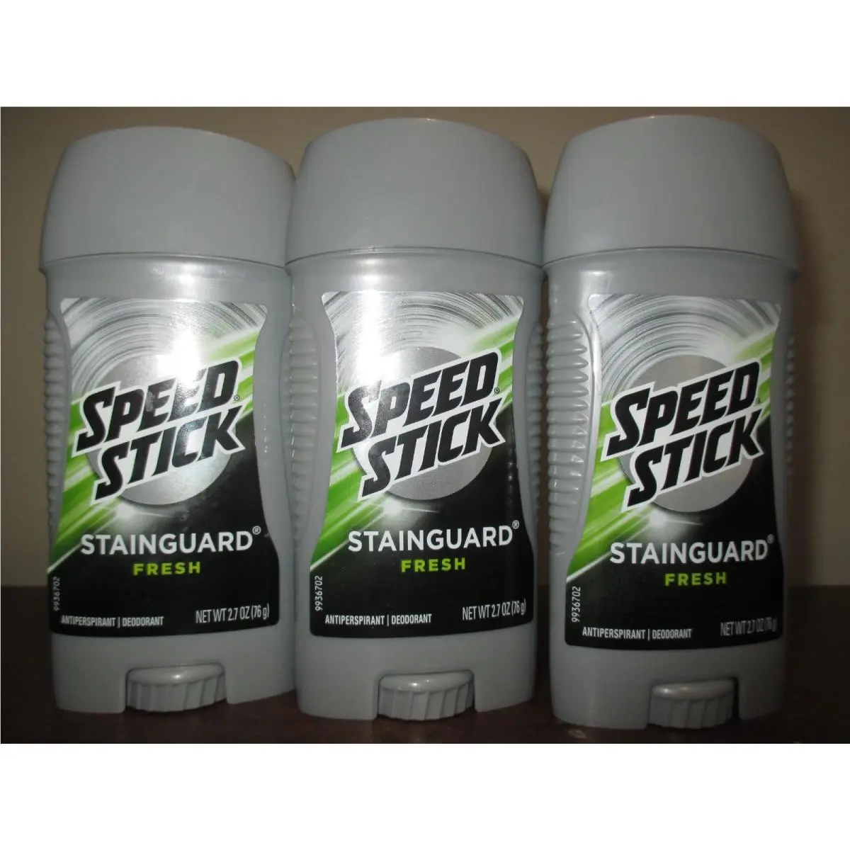 3X  Stainguard Fresh Antiperspirant Men 2.7oz 76g Deodorant by Speed Stick