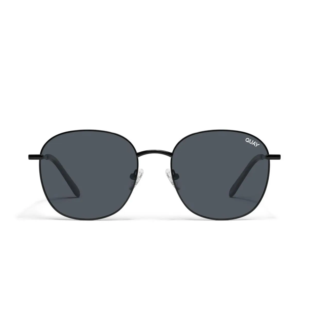 Quay Womens Sunglasses Polarized Round Lenses with UV Protection Coffee Run
