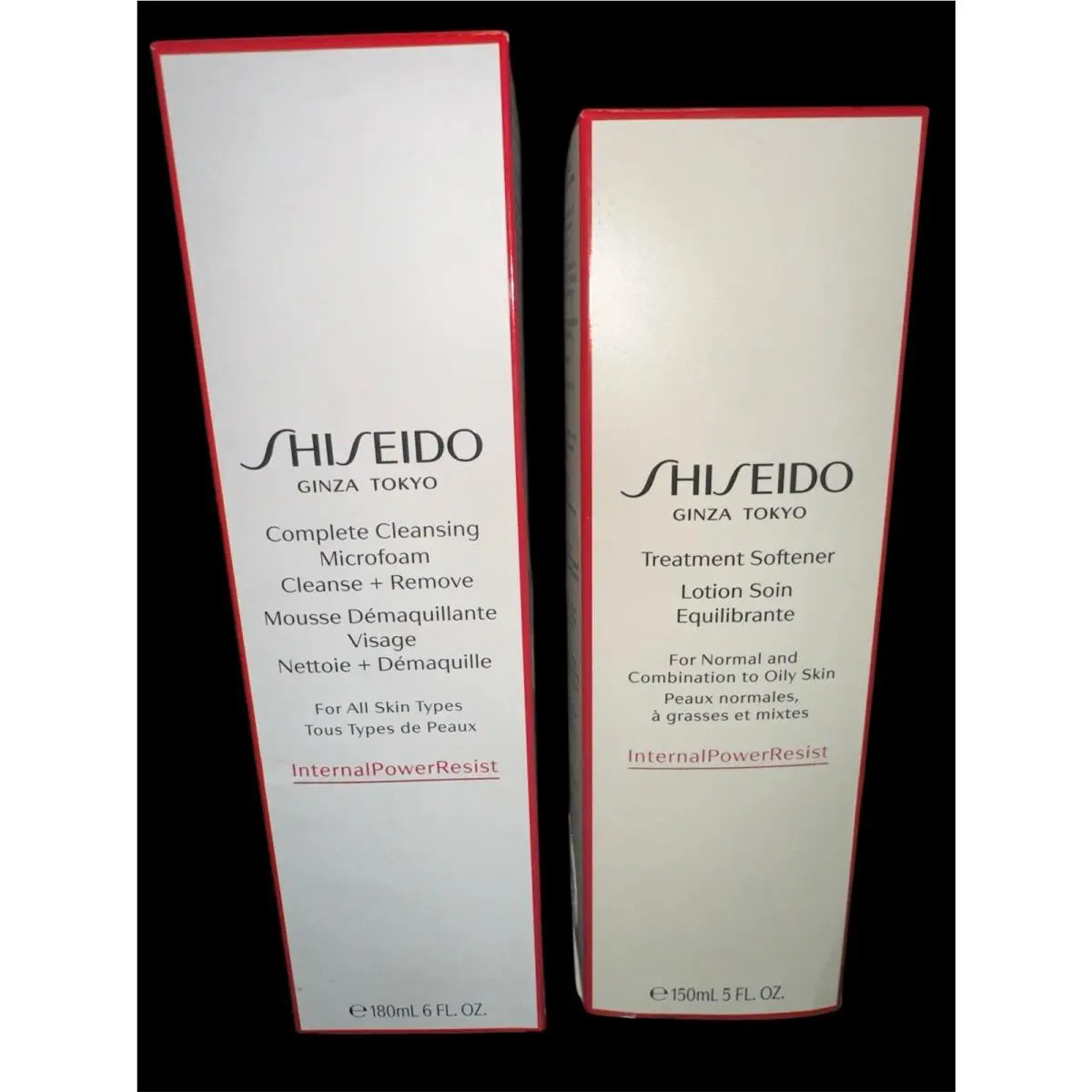 Shiseido Complete Cleansing Microfoam Facial Cleanser Treatment Softener
