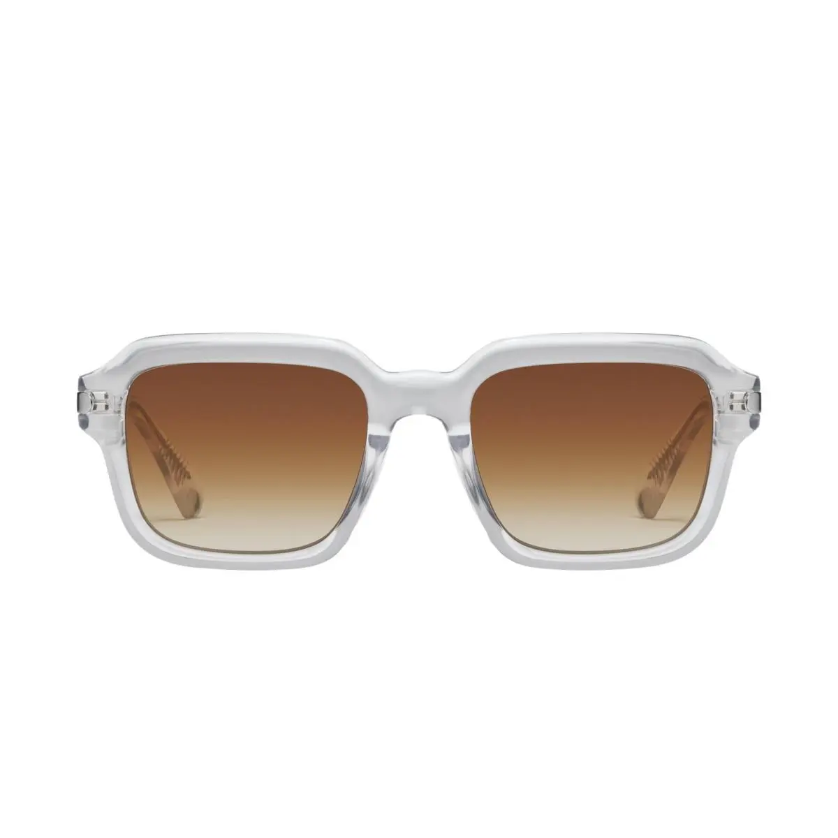 Quay - Mens Sunglasses Square Lenses with UV Protection Playback Clear