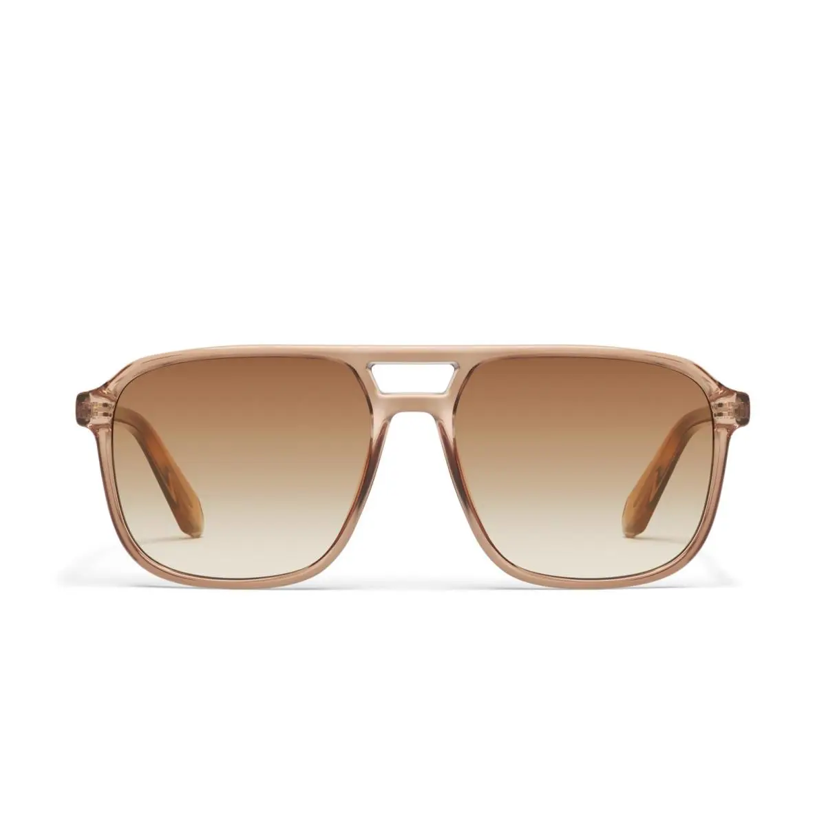 Quay Women`s On The Fly Large Sunglasses Oat/sepia Tan Size